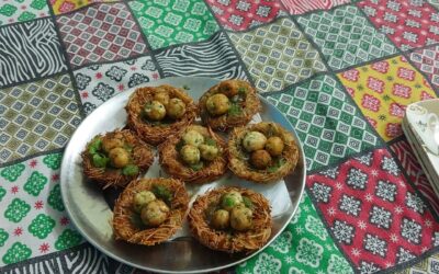 Aloo Paneer Bird Nest